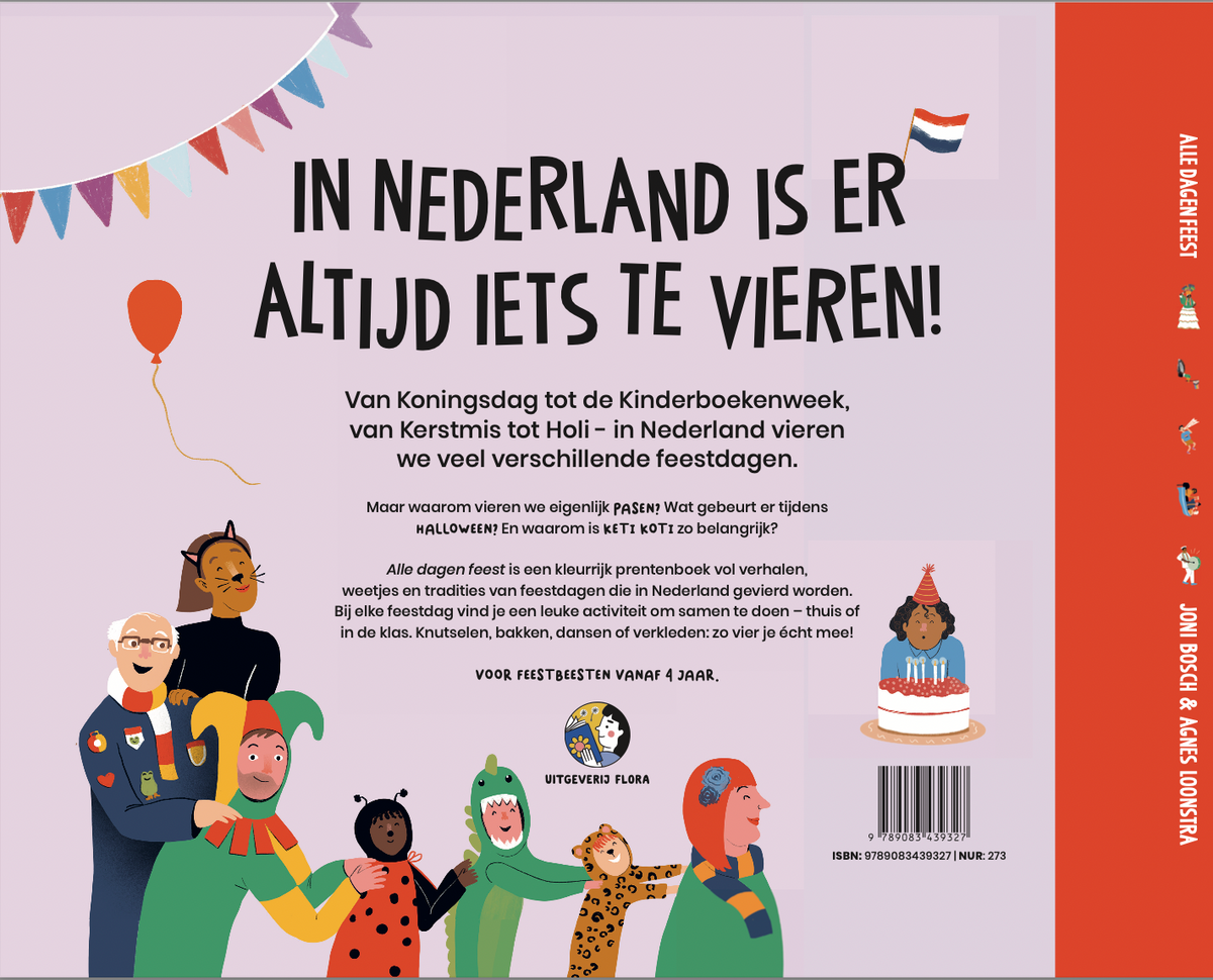 Achterkant boek Alle dagen feest