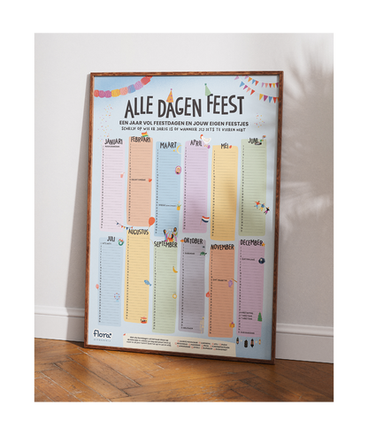 Alle dagen feest poster