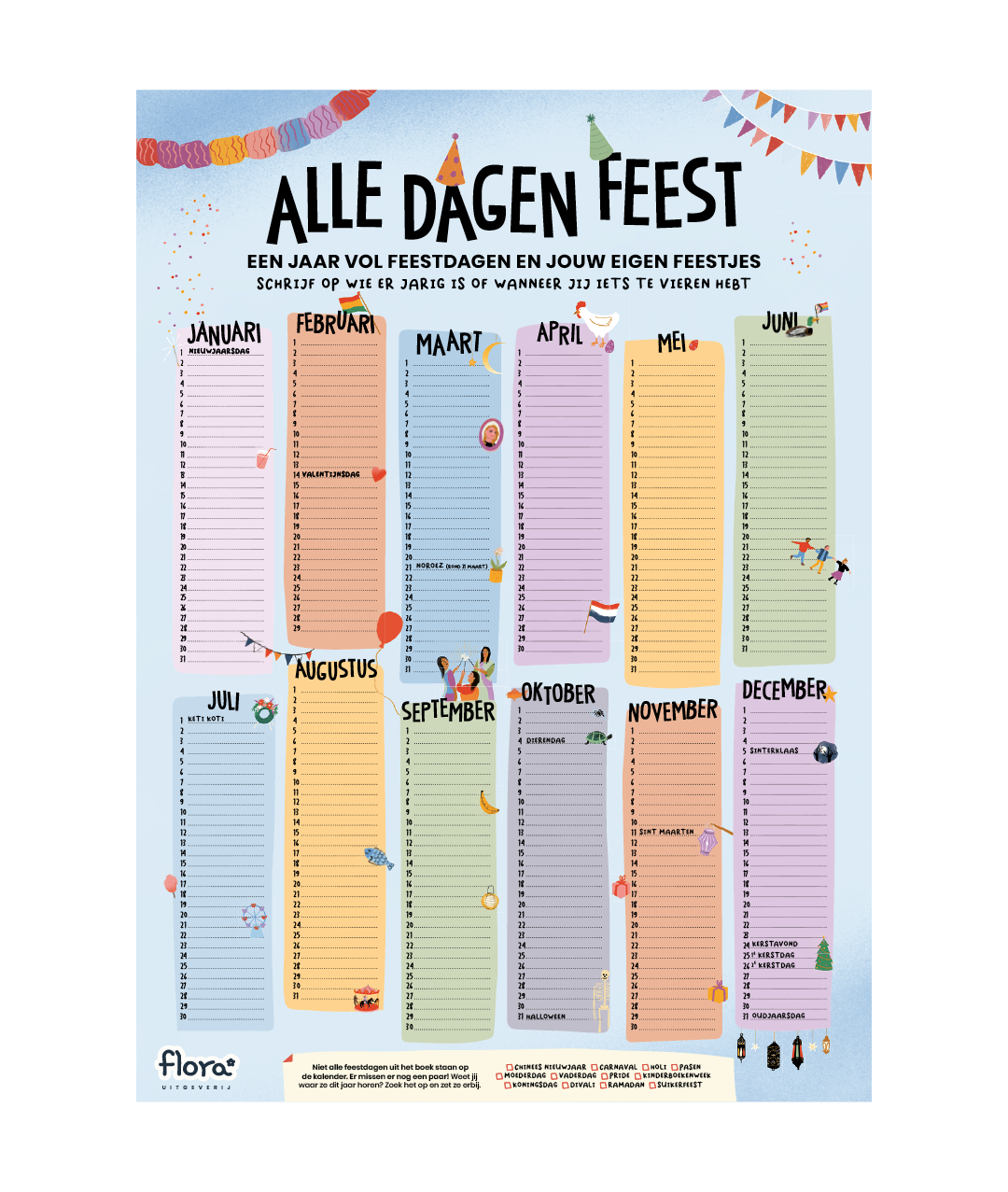 Alle dagen feest poster