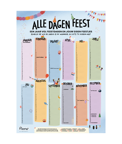 Alle dagen feest poster