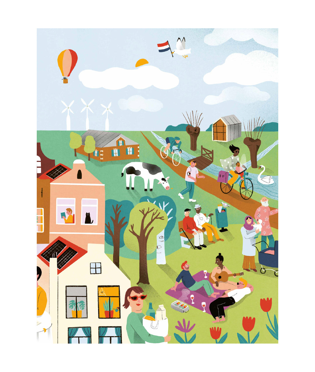 Binnenpagina Dit boek gaat over Nederland, weiland