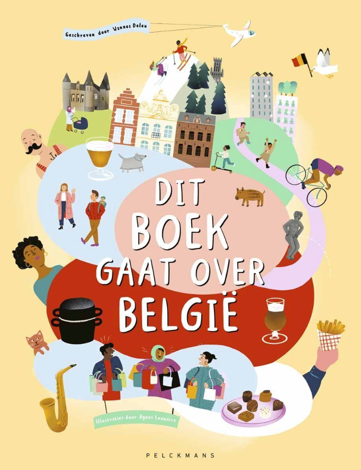 Boekomslag Dit boek gaat over België 