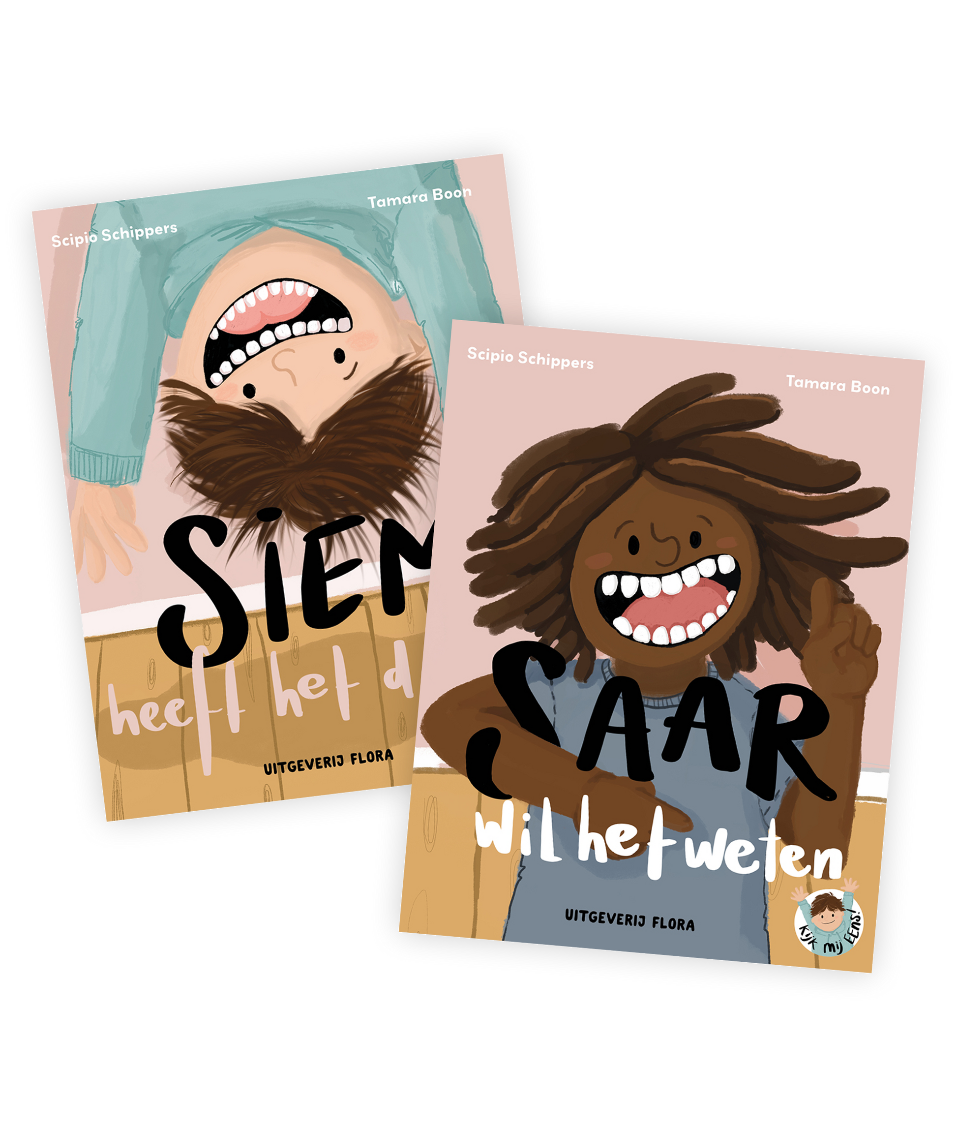 Boekomslagen van Siem heeft het druk en Saar wil het weten